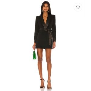 VALENTINA SHAH Carlotta Blazer Dress in Black